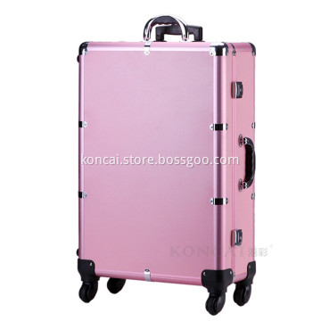 Cosmetic Bag Makeup Vanity Case With Mirror